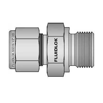 Male Connector ISO Parallel - RP Type
