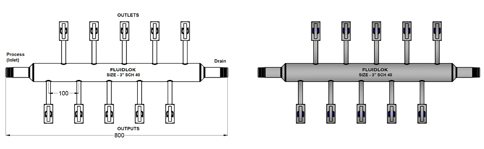Air Header - 10 Way detail